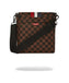 Tracolla Sprayground marrone machine francaise messenger sling 7489