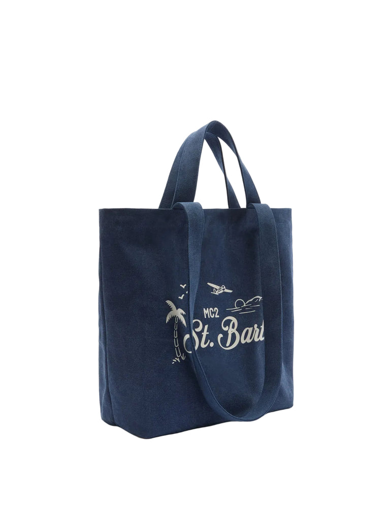 Borsa Saint Barth EBEC001 07799L Essential Bag blu scuro