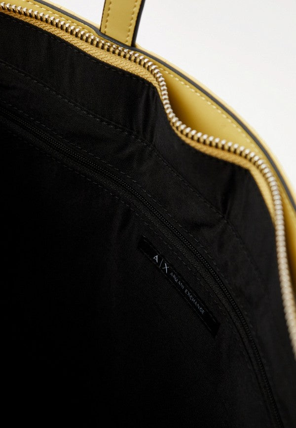 Borsa Armani Exchange 942650 Shopping Bag logata opaca
