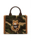 Borsa Pashbag 20175 Mini Marge shepherd Teddy camouflage ecofur