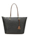 Borsa Pollini TE8410 Shopping Bag Heritage Logo Classic Nero/marrone