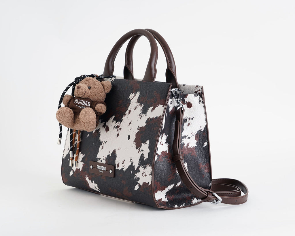 Borsa Pashbag 20116 Tote big Marge Fur cow print