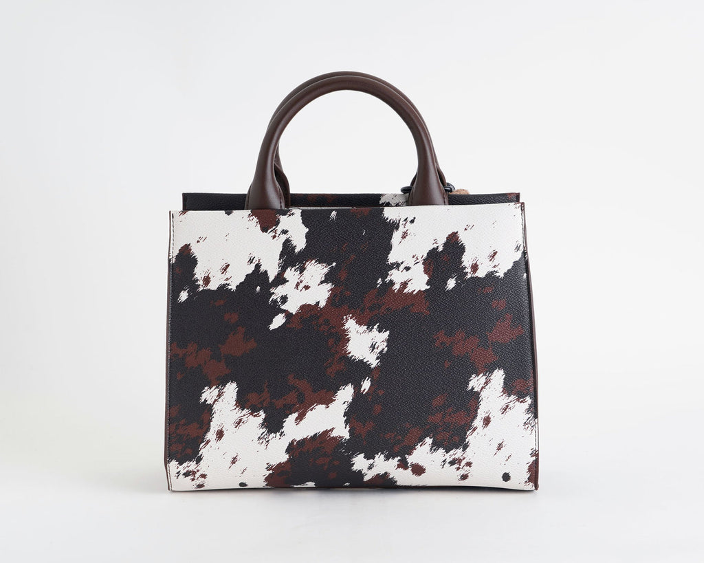 Borsa Pashbag 20116 Tote big Marge Fur cow print