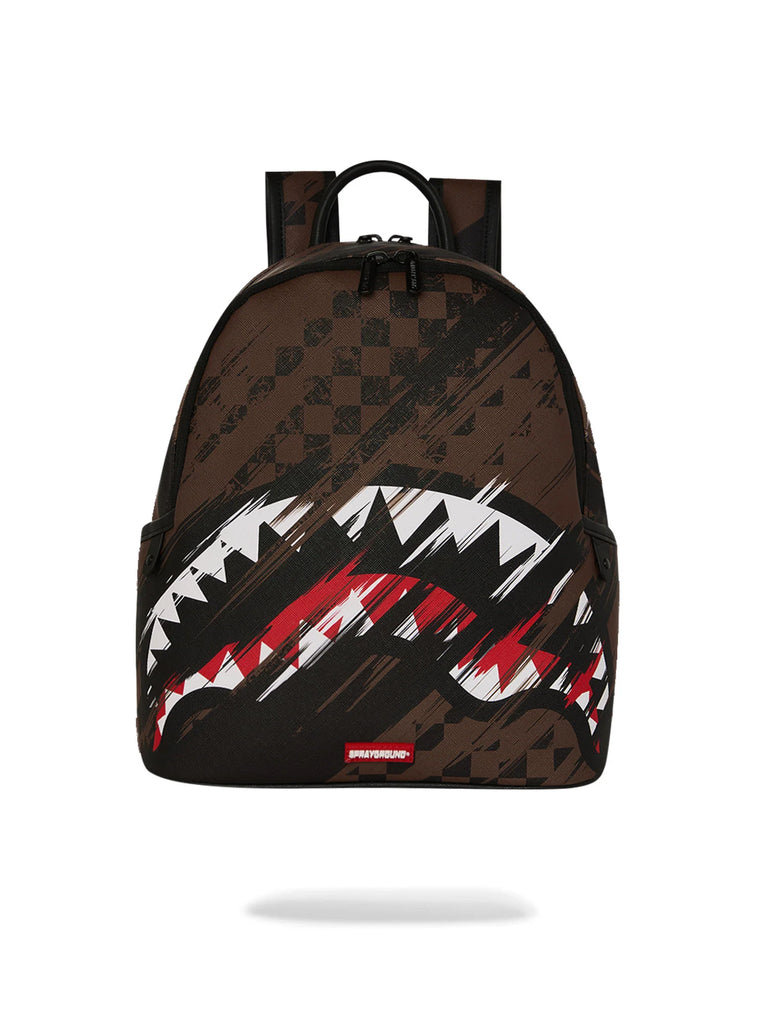 ZAINETTO SPRAYGROUND 8964 SMEARED GRUNGE SAVEGE BACKPACK