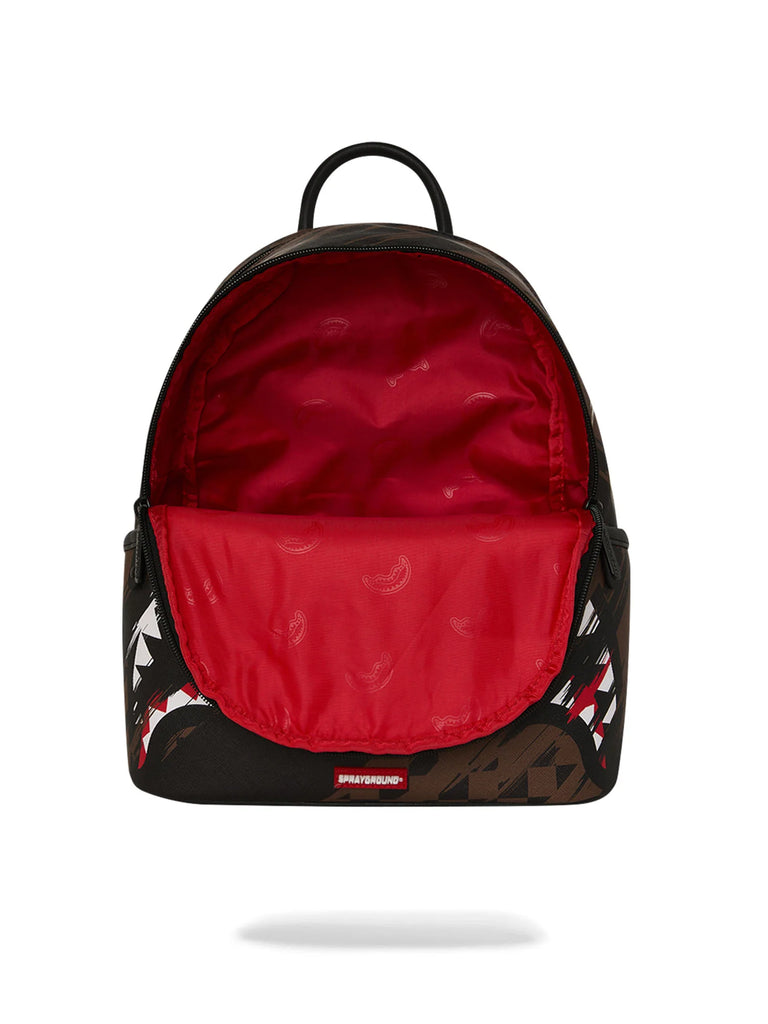 ZAINETTO SPRAYGROUND 8964 SMEARED GRUNGE SAVEGE BACKPACK