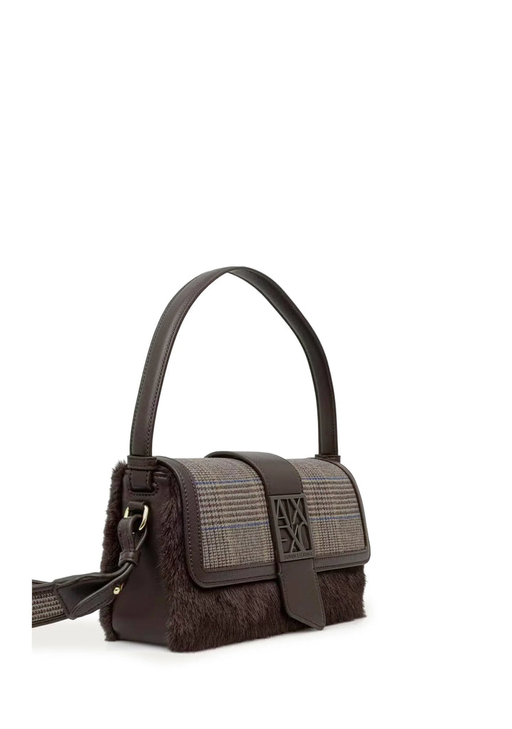 Borsa Armani Exchange XW002592 AF26446 Soft Fur Shoulder a spalla