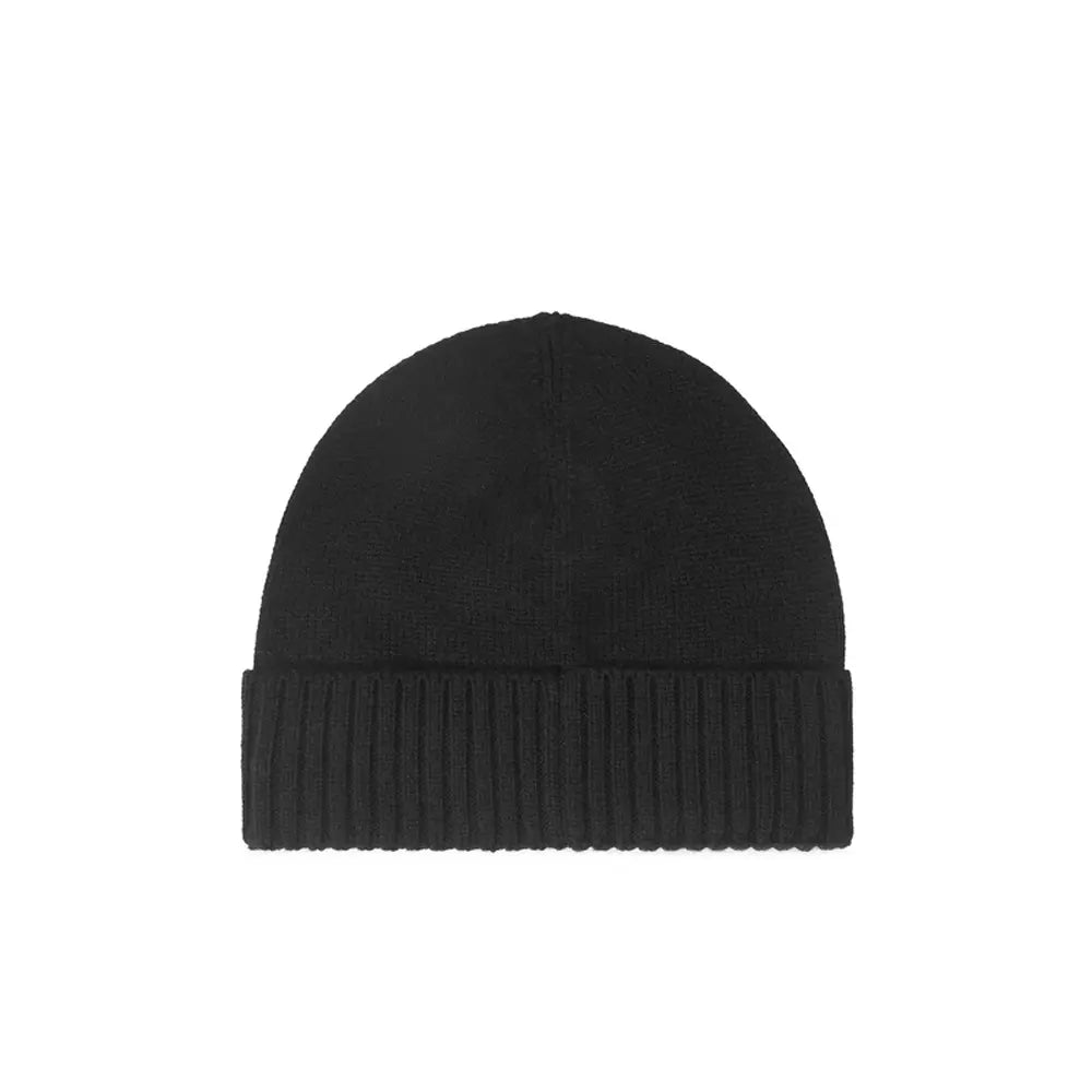 Cappello Moschino 65380 M2972 Lettering nero in lana