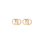 Orecchini Elisabetta Franchi OR41M42E2 Oro logo ovale