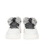 Sneaker Tosca Blu Art SS2402S013 Glamour fiocco strassato bianco/nero