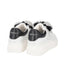 Sneaker Tosca Blu Art SS2402S013 Glamour fiocco strassato bianco/nero