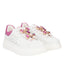 SNEAKER TOSCA BLU SS2402S017 GLAMOUR CON ACCESSORIO GIOIELLO BIANCO/FUCSIA