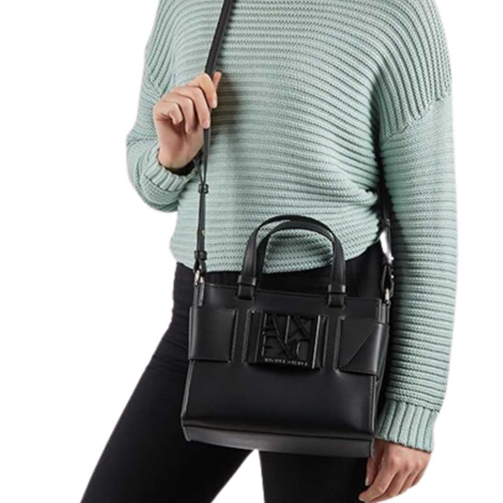 Borsa Armani Exchange art 942690 0A874 Tote Bag Medium con tracolla