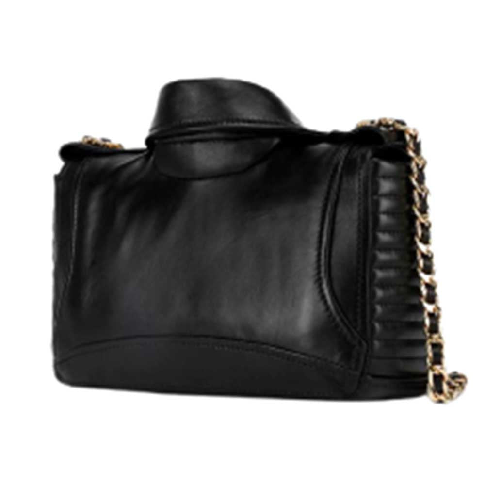 Borsa Moschino Couture art 7430 biker nera con tracolla