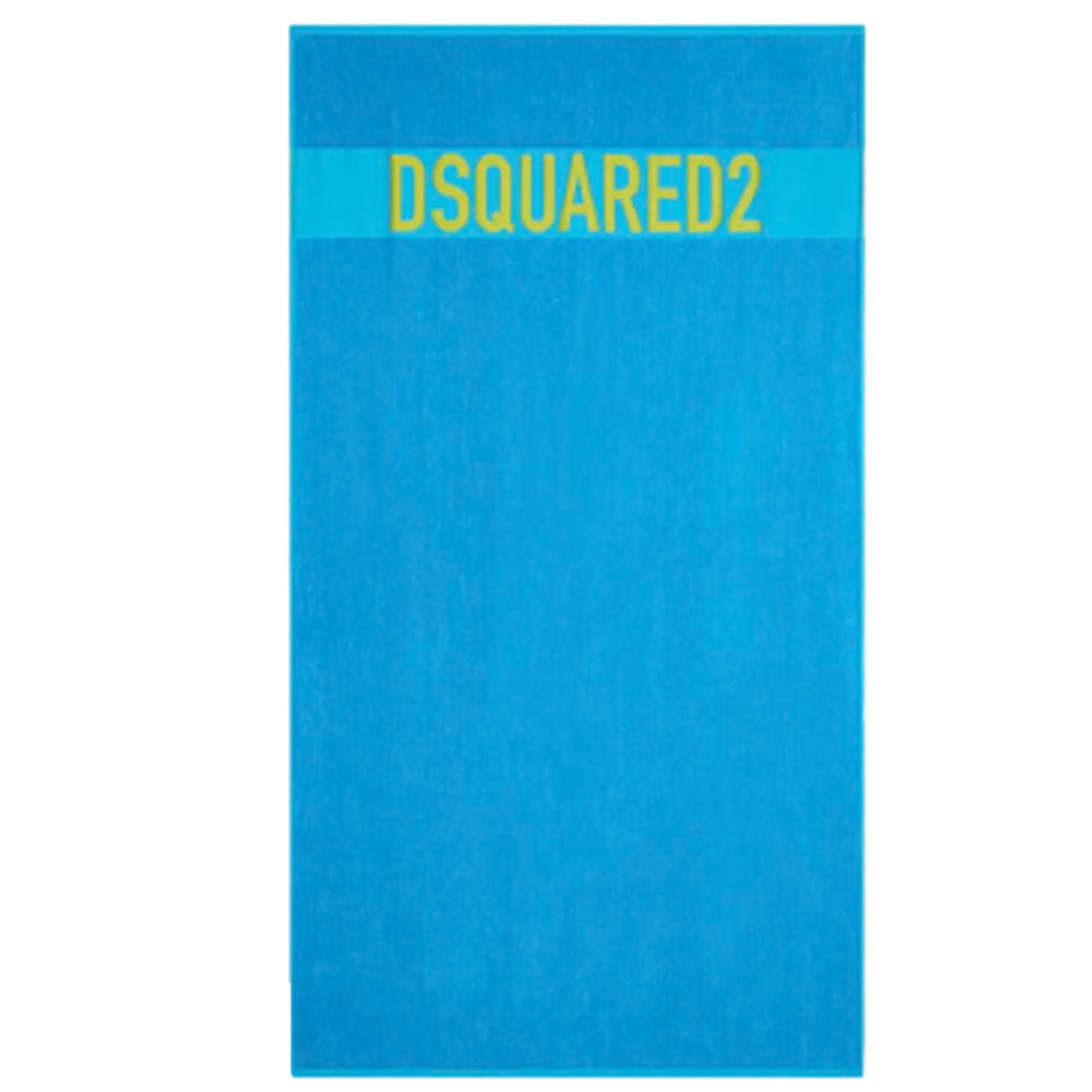Telo mare DSQUARED2 art D7P004800 towel azzurro