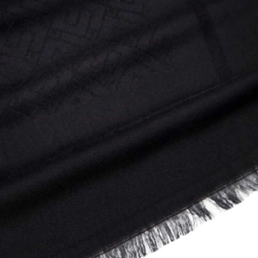 Pashmina Elisabetta Franchi art SC01F36E2 in jacquard nera