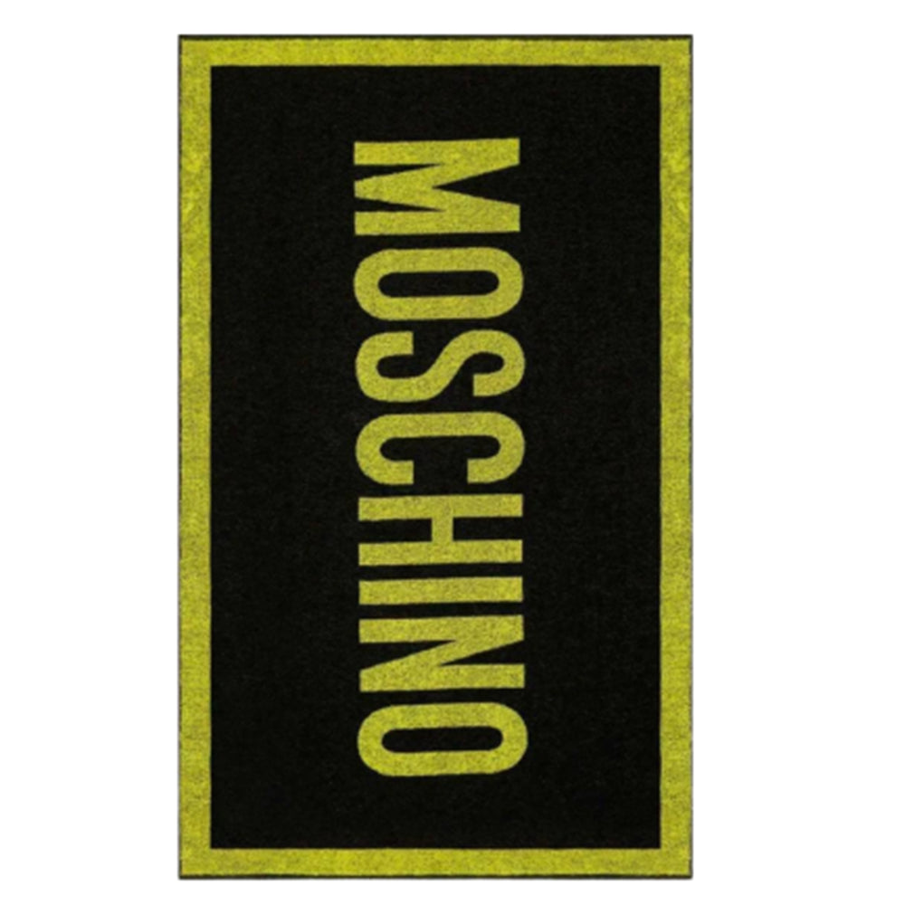 Telo mare Moschino Swim art 4303 nero e verde unisex