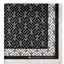 Foulard Elisabetta Franchi art FO03L36E2 twill in seta burro/nero