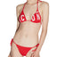 Costume DSQUARED2 art D6BX63360 rosso con logo bianco