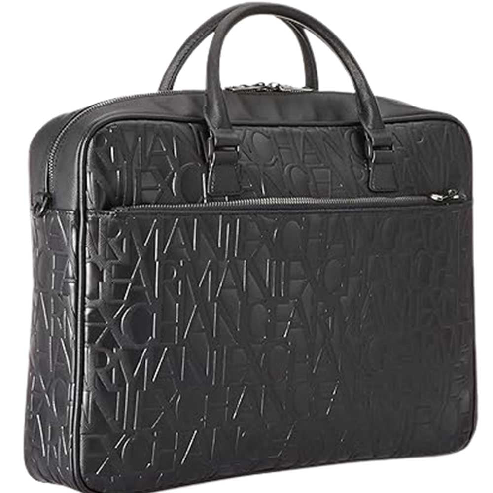 Borsa Armani Exchange art 952525 CC838 lavoro nera logata