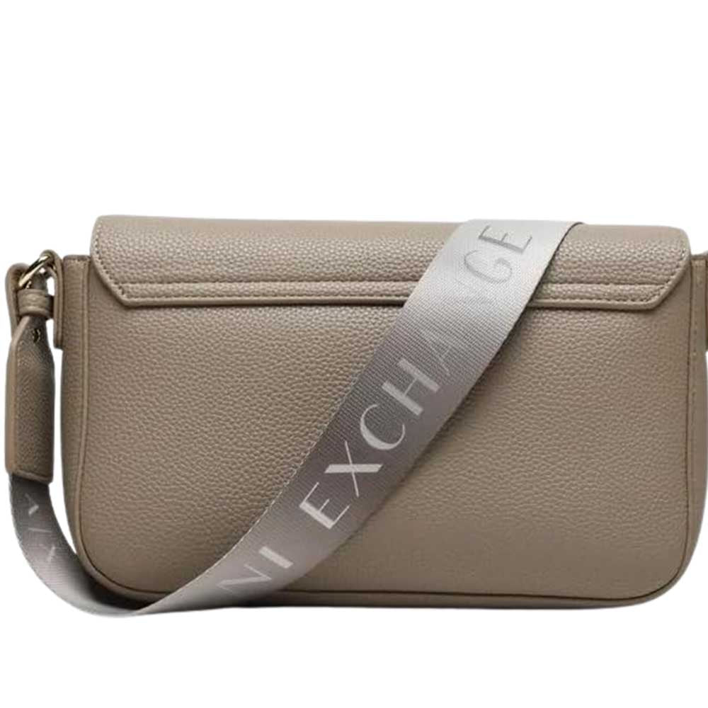 Borsa Armani Exchange art 942912 CC783 fango con tracolla in tessuto
