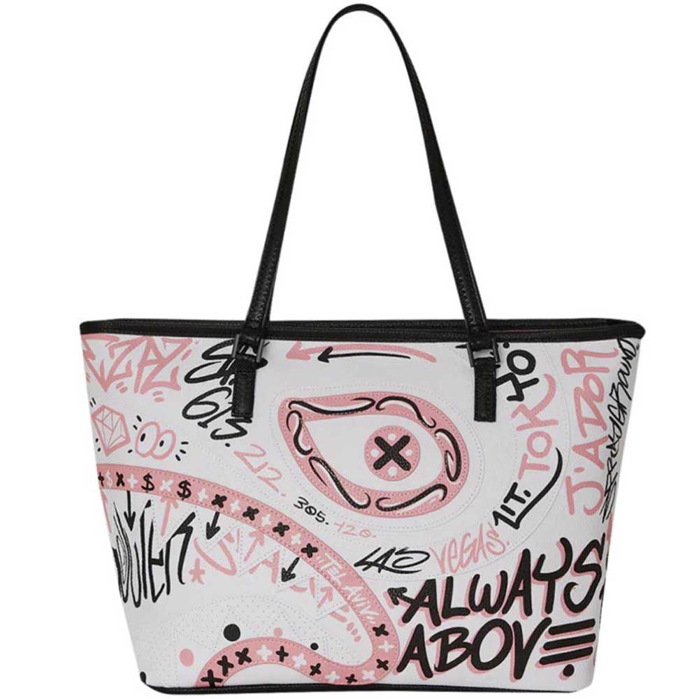 Borsa Sprayground art 910T4735 pink marker hits tote toiletri rosa