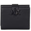 Portafoglio Armani Exchange art 948530 nero con placchetta ax