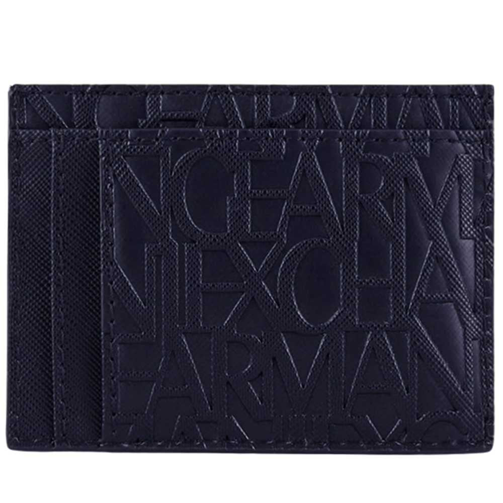 Portacarte Armani Exchange art 958053 logato blu