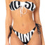 Costume Moschino Swim art 5719 7119 nero e bianco