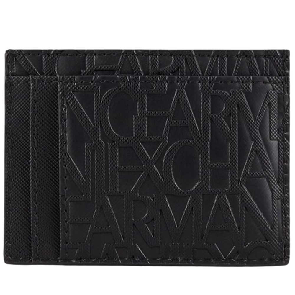 Portacarte Armani Exchange art 958053 nero logato