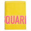 Telo mare DSQUARED2 art DP7P004800 giallo logo fuxia