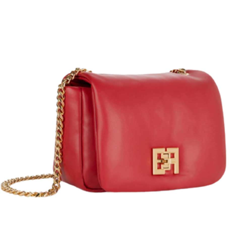 Borsa Elisabetta Franchi art BS55A37E2 puffy piccola red velvet