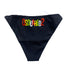 Costume DSQUARED2 art D6BX63530 nero con logo multicolor tg 44