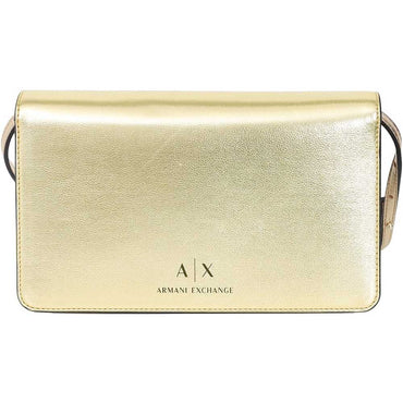 Borsa Armani Exchange art 942970 3F782 con logo in metallo gold