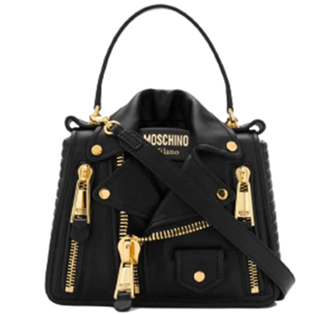 Borsa Moschino Couture art 7570 biker nera