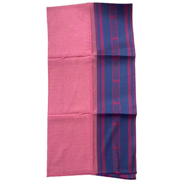 Stola Moschino art 30755 con fantasia logo e righe