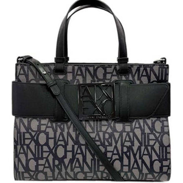 Borsa Armani Exchange art 942689 3F742 Big Tote Logata B/Color
