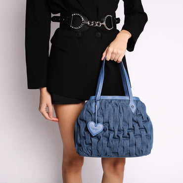 Borsa Tosca blu TS2622B20 Shopping bag small Brooklyn