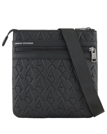 Tracolla Armani Exchange XM000579 Uomo Messanger Crossbody Nero