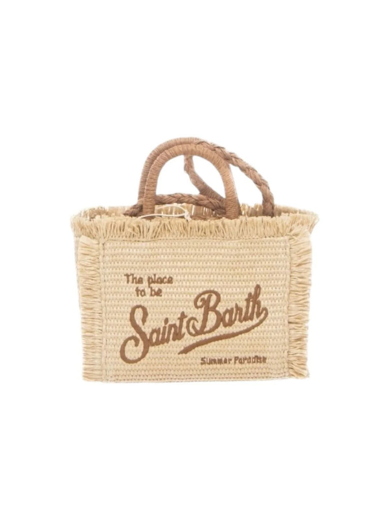 Borsa Saint Barth Vanity Mini Straw VAMI00900368L