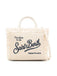 Borsa Saint Barth Vanity Mini Straw Bianca VAMI00900895L