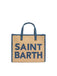 Borsa Saint Barth Vivian Mid Straw Patch In Denim VVID001 00438L