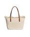 Borsa Saint Barth City Bag Fringe In Canvas CBMF001 00302L