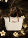 Borsa Saint Barth City Bag Fringe In Canvas CBMF001 00302L