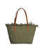 Borsa Saint Barth City Bag Fringe In Canvas CBMF001 00587L