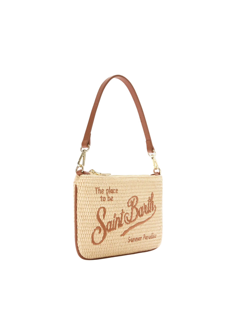 Borsa Saint Barth Pochette Parisienne Mini Straw PARM002 00368L