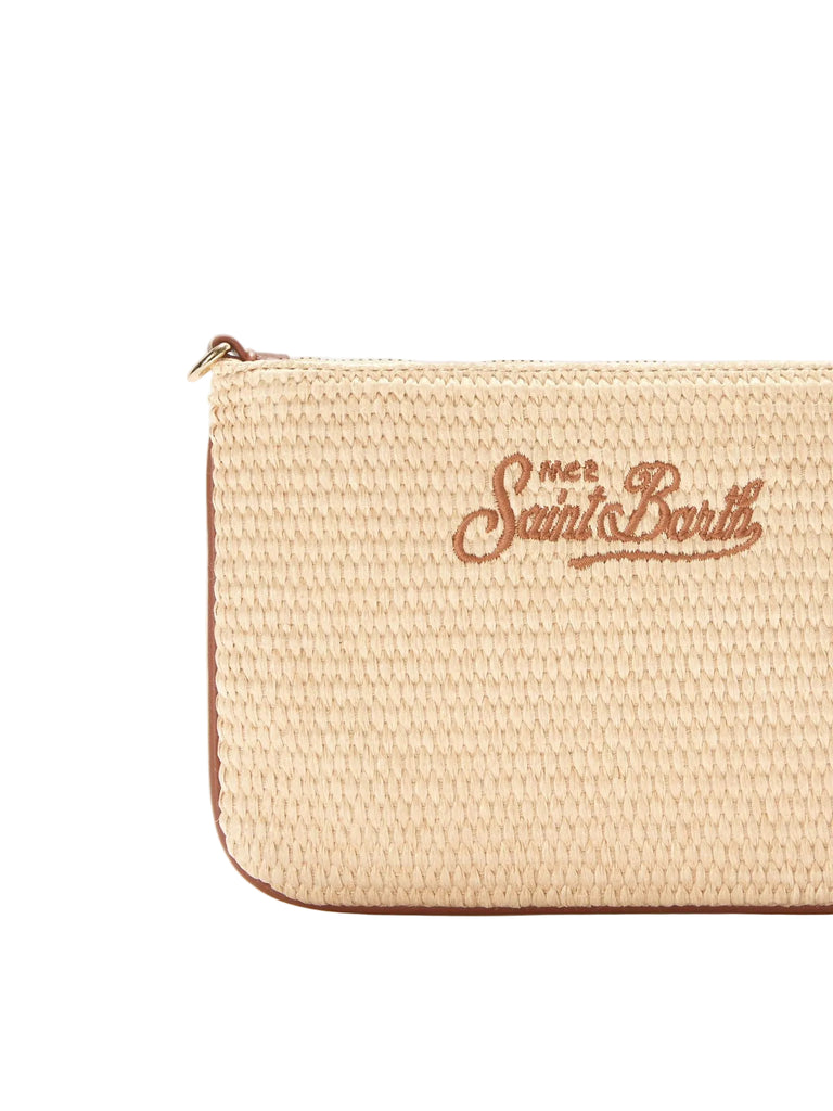 Borsa Saint Barth Pochette Parisienne Mini Straw PARM002 00368L