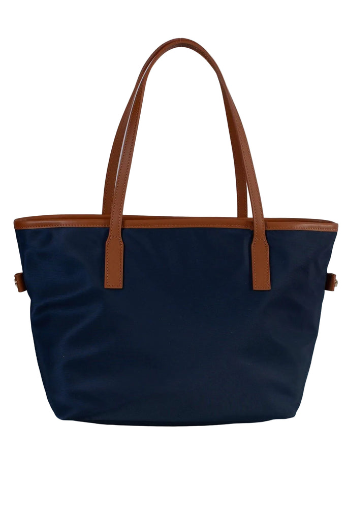 Borsa Saint Barth City Bag Mid Nylon Blu CB0004 01823L