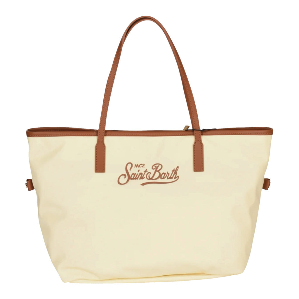Borsa Saint Barth City Bag Mid Nylon Gialla CB0004 001818L