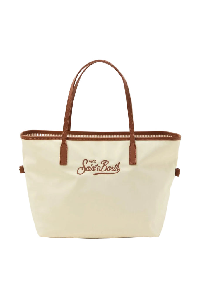 Borsa Saint Barth City Bag Mid Nylon Gialla CB0004 001818L