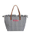Borsa Saint Barth City Bag Mid Fringe HB Stripes CBMF001 01768L